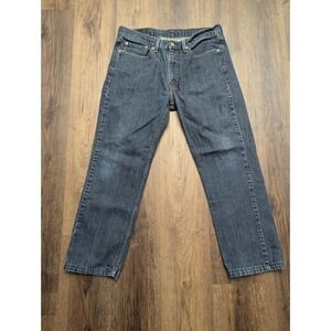 Levis 514 Jeans Mens 36x32* Blue Straight Leg‎ Medium Dark Wash Mid Rise Denim